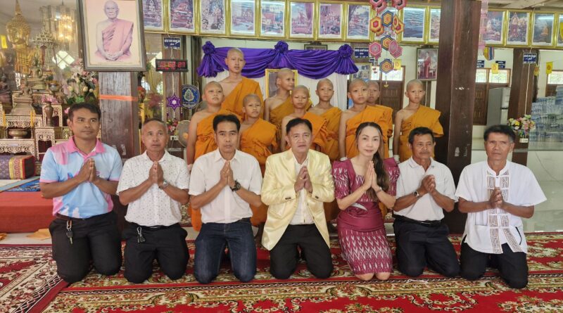 เปิดโครงการบรรพชาสามเณรเนกขัมมจารี ภาคฤดูร้อน ณ วัดทุ่งสว่าง บ้านมูลตุ่น ต.สวนหม่อน อ.มัญจาคีรี จ.ขอนแก่น