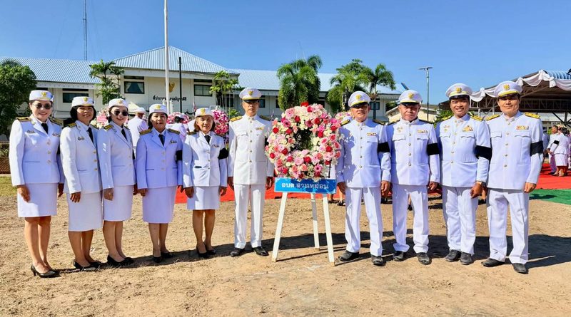 ร่วมพิธีวางพวงมาลาน้อมรำลึกเนื่องในวันคล้ายวันสวรรคตพระบาทสมเด็จพระจุลจอมเกล้าเจ้าอยู่หัว “วันปิยมหาราช” ประจำปี 2569